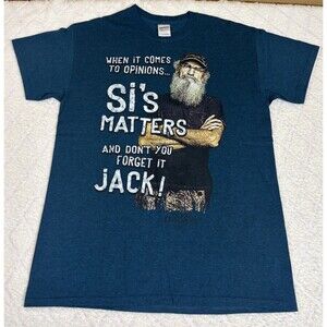 Duck Dynasty Si Robertson Opinions Si’s Matter Don’t Forget Jack Tee Size M